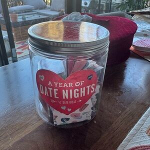 A Year of Date Nights Jar - Red Heart Design